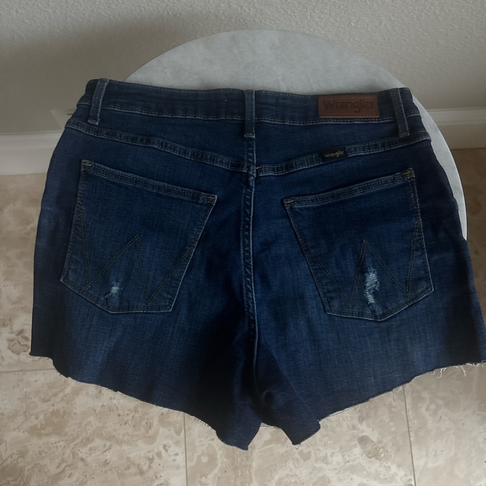 Wrangler Women's Deep Indigo Jean Shorts